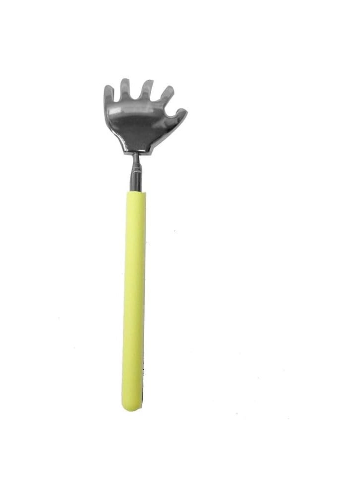 Daiso خدش الظهر القابل للتمديد من دايسو - أصفر وفضي - Image 3